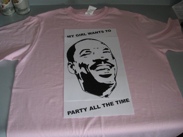 Eddie Murphy - Party All The Time - T-Shirt Layout 2