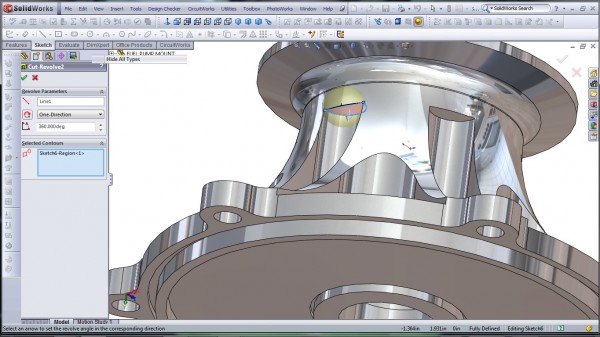 3D CAD Modeling - SolidWorks - High Performance Engine Part - Fuel Pump Mount - 11