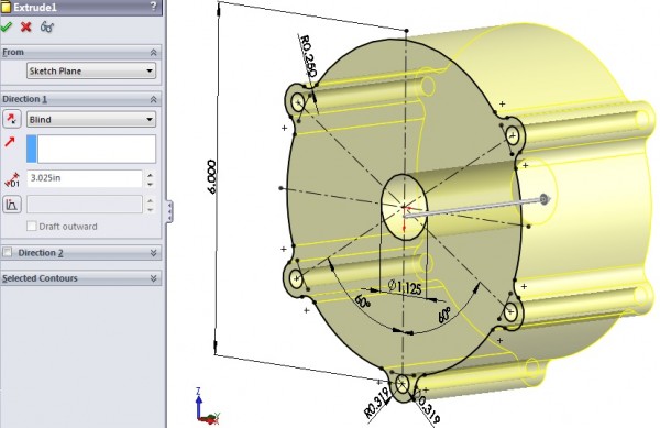 3D CAD Modeling - Solidworks - How To - Fuel Pump Mount Close Ups - 2