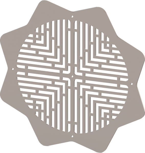 Round Decorative Vent Cover - Custom Design - Arrowhead 2 Round Decorative Vent Cover - Custom Design - Arrowhead 2