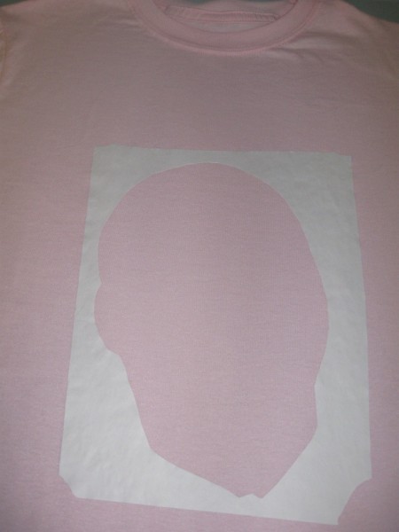 Freezer Paper - Iron on the stencil outline - Eddie Murphy T-shirt