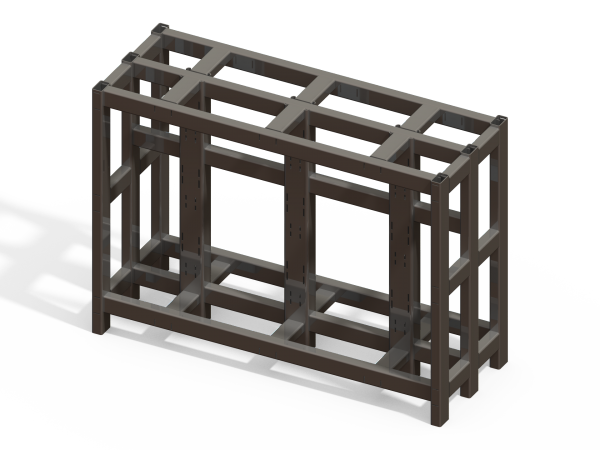 U-Bolt Cart - No Racks - Designed in SolidWorks - Kris Bunda