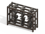 U-Bolt Cart - With Racks - Designed in SolidWorks - Kris Bunda