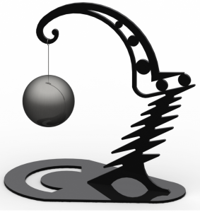 Whimsical Ornament Hanger Rendering 1