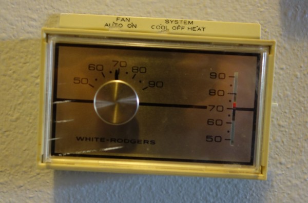 Nest Compatibility, HVAC Controls, Mid 1970s thermostat 1- face