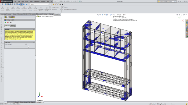 DESIGN INSIGHT - SOLIDWORKS SIMULATION FEA - Weight Reduction