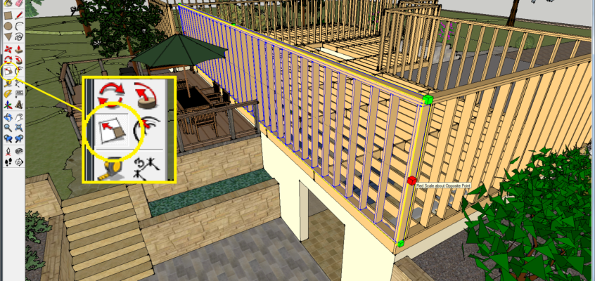 Scaling a Dynamic Component in Google SketchUp