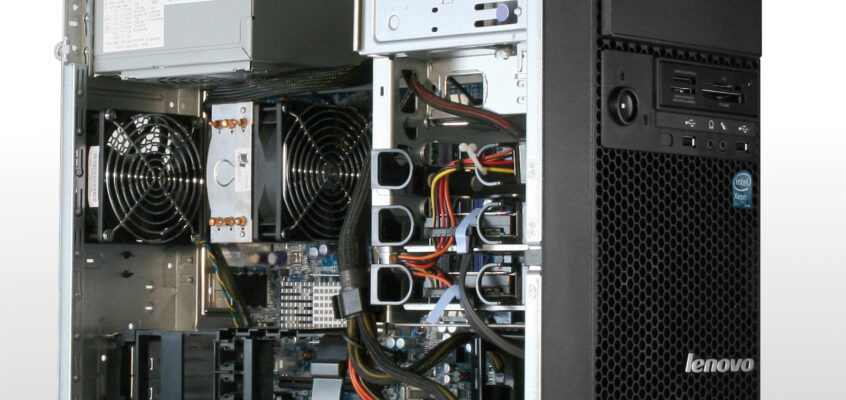 Lenovo S20 ThinkStation - Inside view