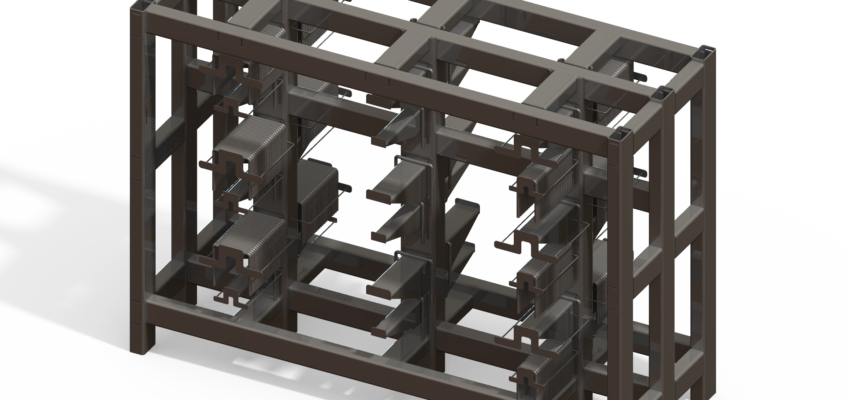 U-Bolt Cart - With Racks - Designed in SolidWorks - Kris Bunda