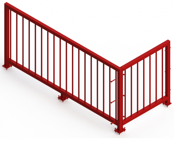 Steel Stair Guard Railing