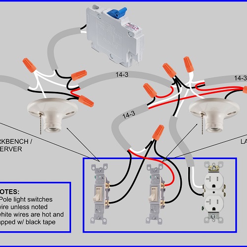 DIY HOME LIGHTING WIRING DIAGRAM