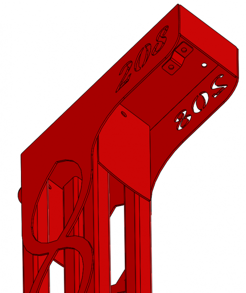 T1 Custom Mailbox Post - rechargeable LED light mount