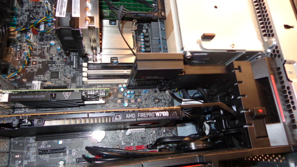 Lenovo ThinkStation P500 with AMD FirePro W7100 and Samsung M-2 PCIe SSD 2