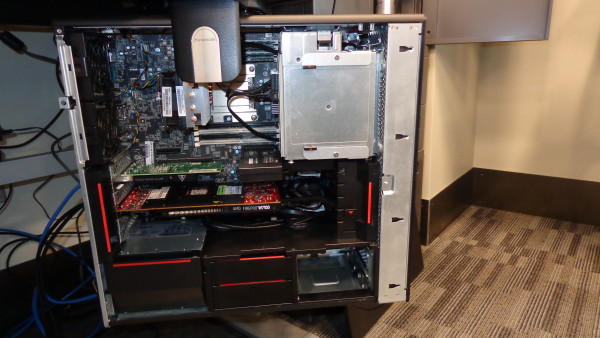 Lenovo ThinkStation P500 with AMD FirePro W7100 and Samsung M-2 PCIe SSD