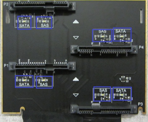 Lenovo ThinkStation SAS-connected Blind Connect Assembly BCA board