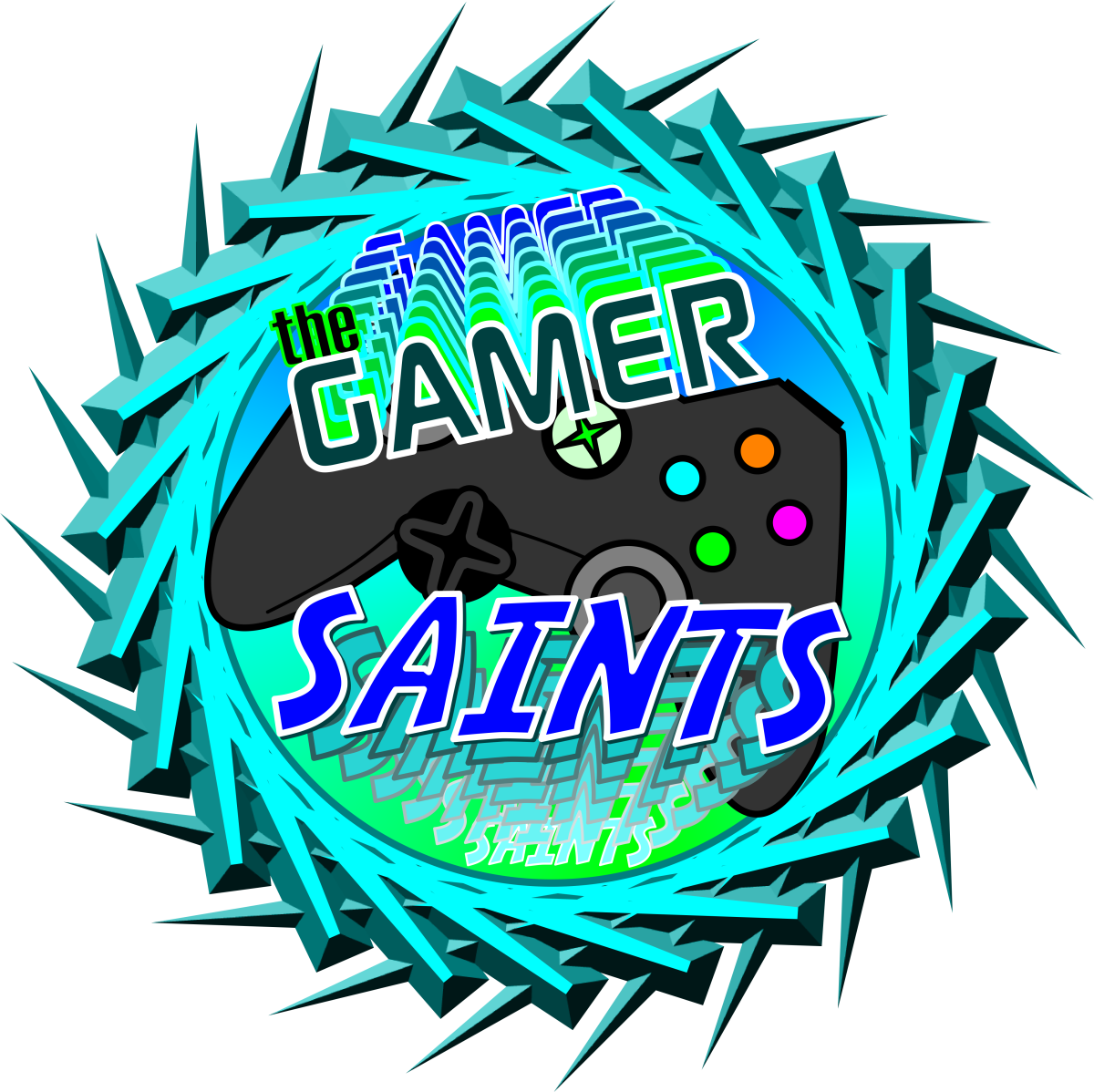 Logo created for the Gamer Saints Lego League Team