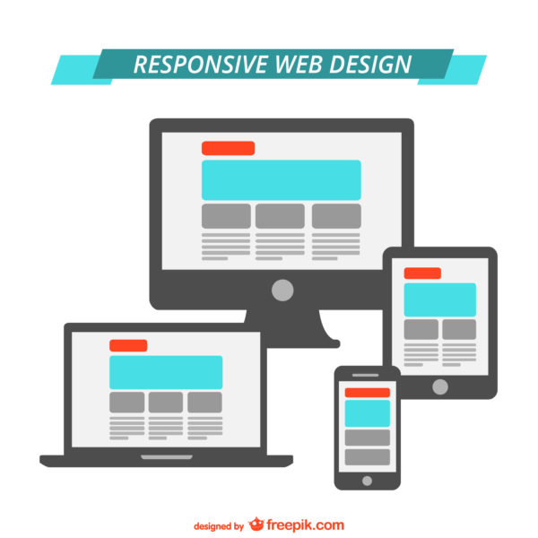 Responsive Web Design <a href="http://www.freepik.com/free-vector/responsive-web-design-flat-graphics_717976.htm">Designed by Freepik</a>