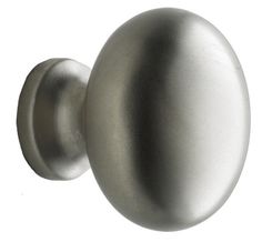 Contemporary heavy round cabinet pull