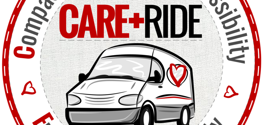 CARE RIDE LOGO - ROUND PATCH GAUZE SQUARE 1450px