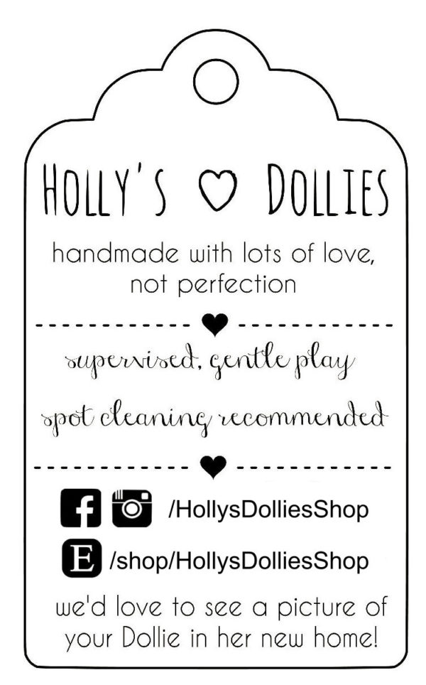 HOLLYS DOLLIES BOX TAG IDEA