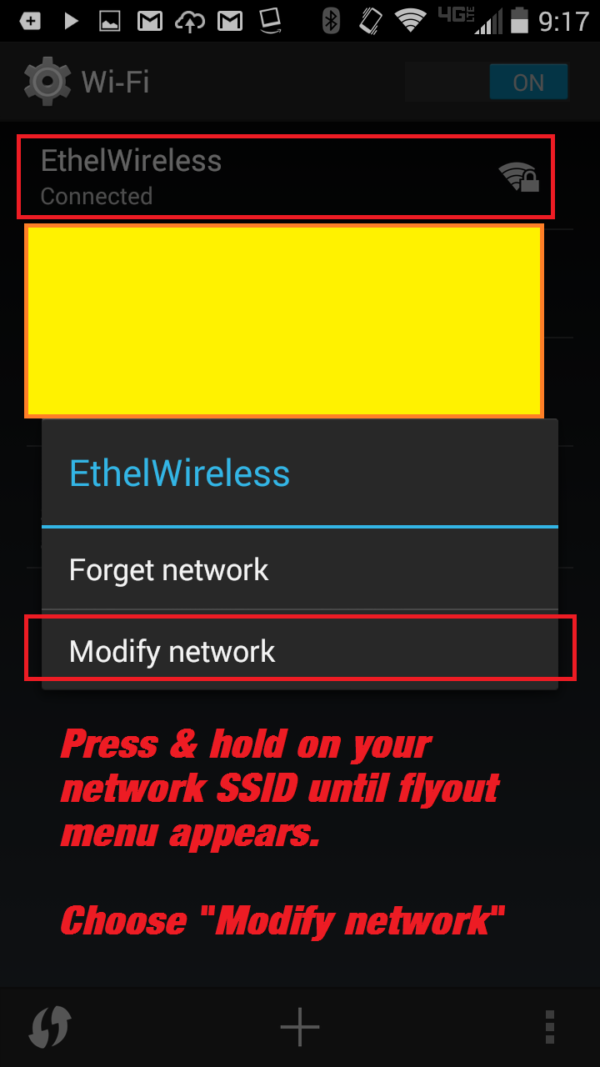 Screenshot CHANGE ANDROID PHONE TO STATIC IP ADDRESS 3