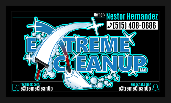 LOGO-EXTREME CLEAN_BIZ FRT BL_BLEED SHOWN