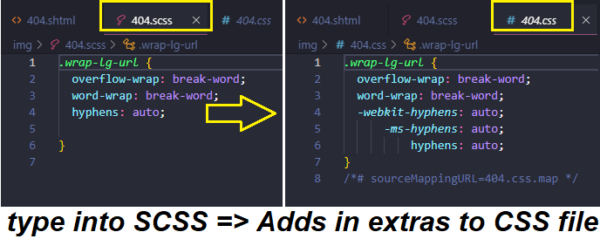 prepros change file path from scss to css