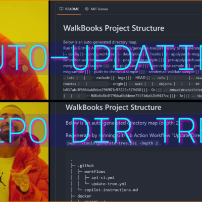 Use GitHub Actions workflow to auto-update your repo's ASCII art Directory Tree