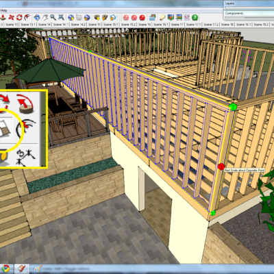 Scaling a Dynamic Component in Google SketchUp