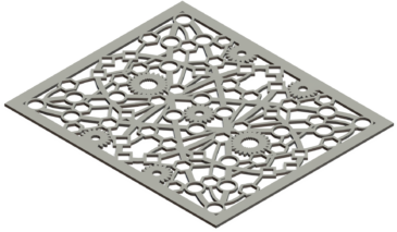Custom Decorative Vent Cover - Atomic