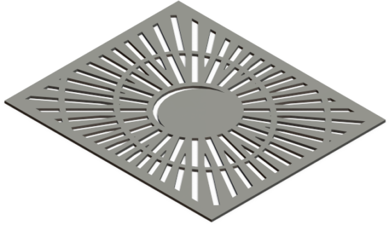 HVAC Custom Decorative Vent Cover - Saturn 2