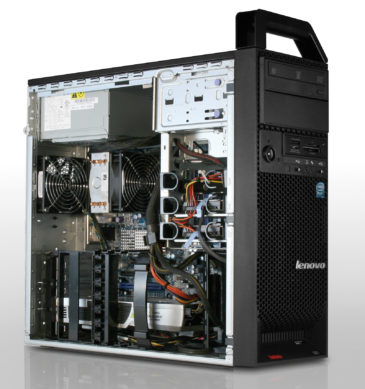 Lenovo S20 ThinkStation - Inside view