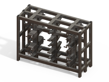 U-Bolt Cart - With Racks - Designed in SolidWorks - Kris Bunda