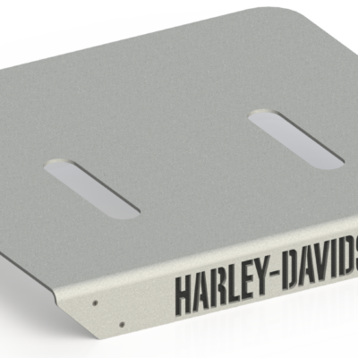Harley Davidson Motorcycle Luggage Rack Rendering
