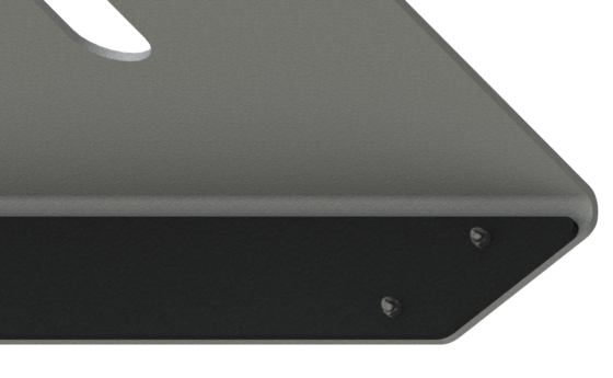 Harley Davidson Motorcycle Luggage Rack Backer Plate Rendering