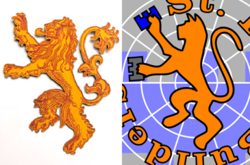 JR FIRST LEGO LEAGUE TEAM LOGO - GAME OF THRONES LION