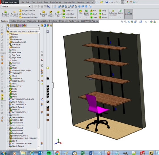 Holly work center model