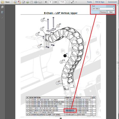 Parts Catalog - OO Writer - PDF export - highlightable searchable BOMs