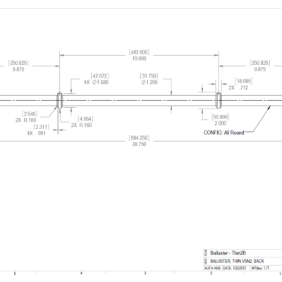 PRINT-BRONZE BALUSTER LATHE MACHINING REFERENCE 1