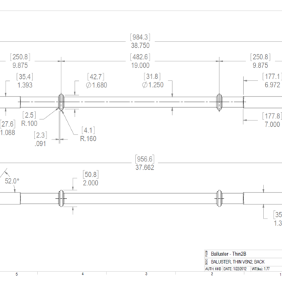 PRINT-BRONZE BALUSTER LATHE MACHINING REFERENCE 2