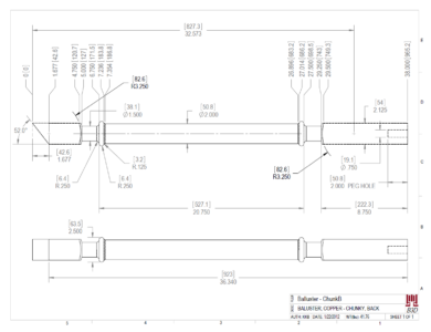 PRINT-COPPER BALUSTER LATHE MACHINING REFERENCE 1