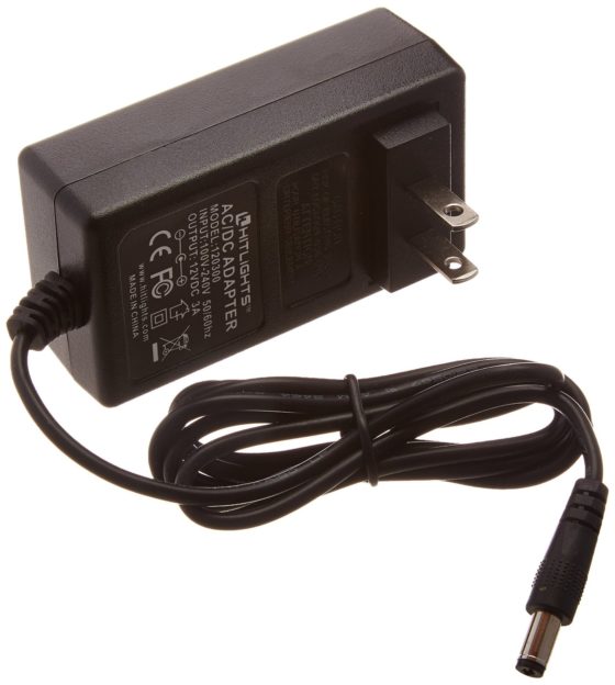 3A LED Strip Light 36 Watt Power Supply, 110V AC to 12V DC Transformer, Low Voltage LED Tape Light Driver