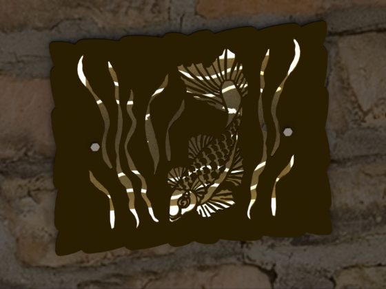 DECORATIVE KOI HARDSCAPE LIGHT SCREEN RENDER 2