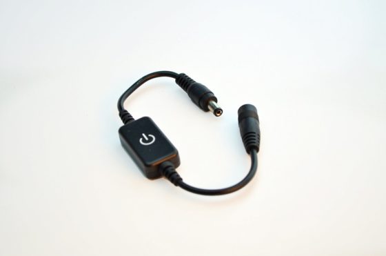 LED Strip Light Mini Touch Dimmer, Black