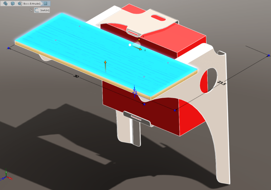 Stand Up Wall Mounted Desk Bracket 4