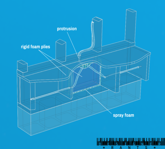 BAND SILL FOAM BOARD COMPOSITE BLUEPRINT GRAPHIC