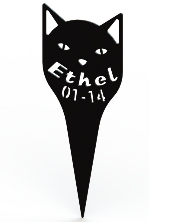 Ethel Tombstone - Pet Grave Marker RENDERING