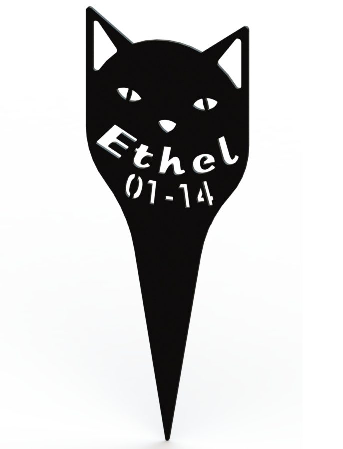 Ethel Tombstone - Pet Grave Marker RENDERING