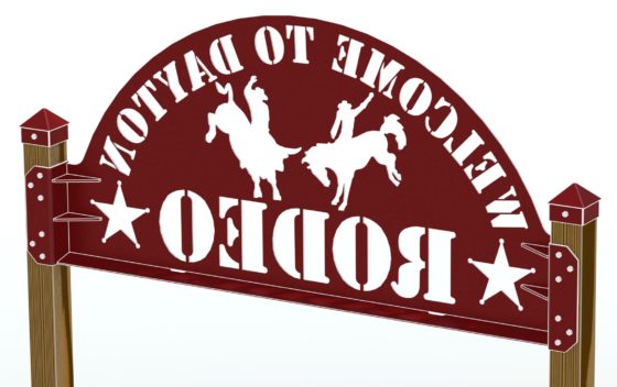 RENDER - DAYTON RODEO WELDED SIGN ASSEMBLY 95IN REAR 2CARTOON