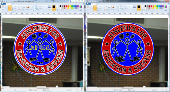 Testing: Home Page Logo Light and Dark Outlines Side By Side